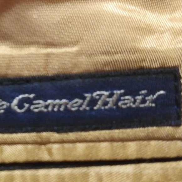 Burberry Jacket Blazer 100% Camel Hair  Size 4 Small - Picture 4 of 10